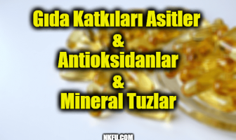 Gıda Katkıları Asitler – Antioksidanlar – Mineral Tuzlar