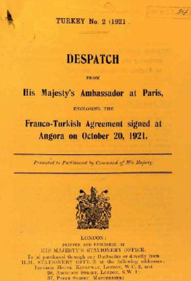 1921 Ankara Antlaşması 