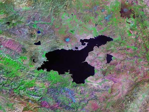 Van Gölü Uydu Görüntüsü