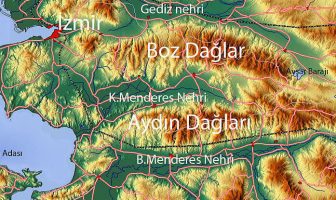 Aydın Dağları Haritası