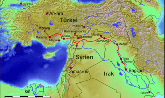 Bağdat Demiryolu Hattı Haritası