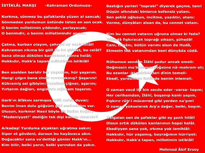 İstiklal Marşı Resimleri