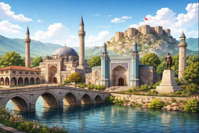 Tokat ilinde yer alan tarihi eserler