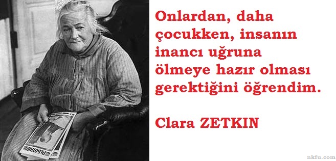 Clara Zetkin Sözleri