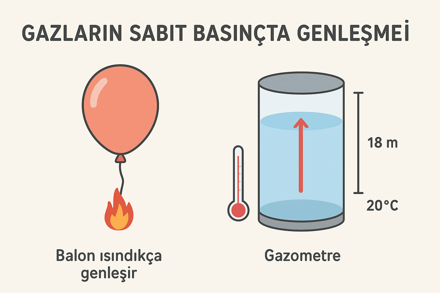 Gazların Sabit Basınçta Genleşmesi
