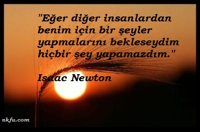 Isaac Newton Resimli Sözleri 