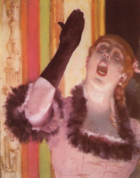 Edgar Degas - Eldivenli Şarkıcı
