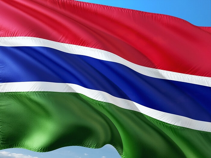 gambiya bayrağı