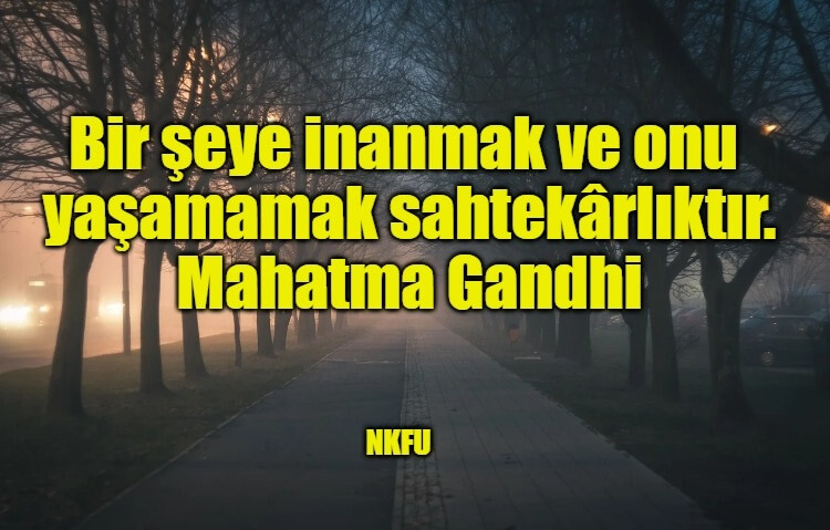 Mahatma Gandhi Sözleri