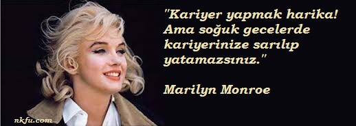 Marilyn Monroe Resimli Sözleri