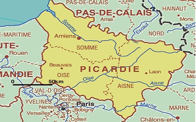 Picardie Haritası