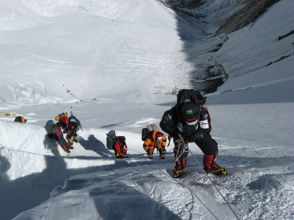 Everest dağ tırmanış