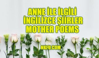 Anne ingilizce şiirleri