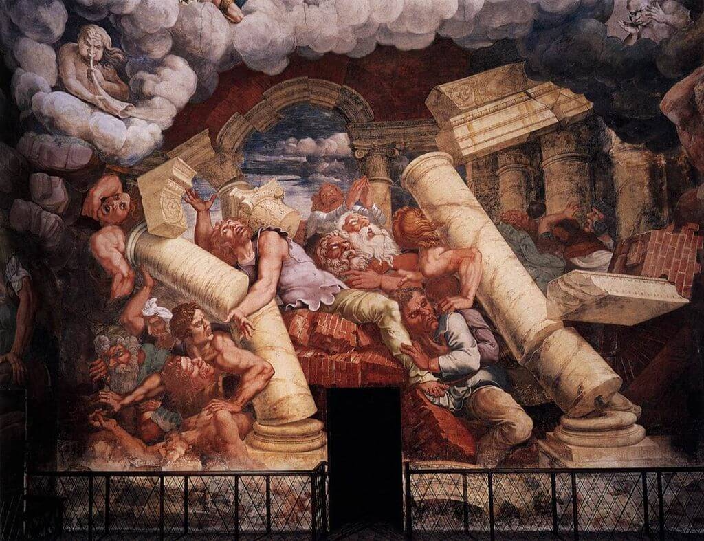 Devlerin Düşüşü , Palazzo Te , Mantua