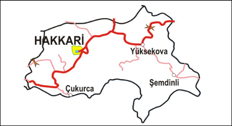 Hakkari Haritası