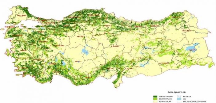 Türkiye Orman Haritası