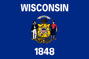 Wisconsin Eyalet Bayrağı