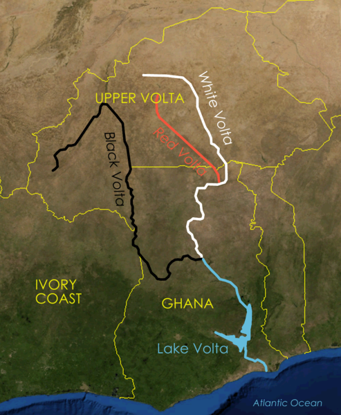 Volta Irmağı Haritası