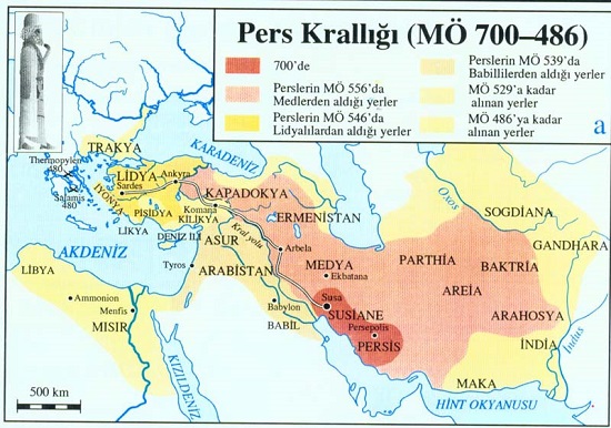 Pers Krallığı Haritası