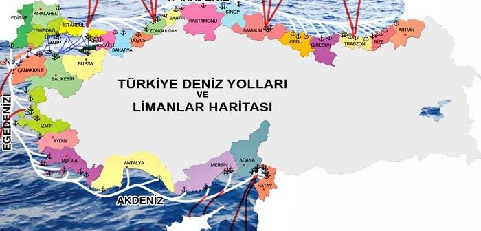 Türkiye deniz haritası