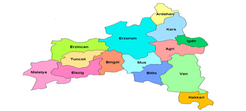Doğu Anadolu Bölgesi İlleri