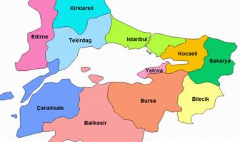 Marmara Bölgesi İlleri - Marmara Şehir Haritası