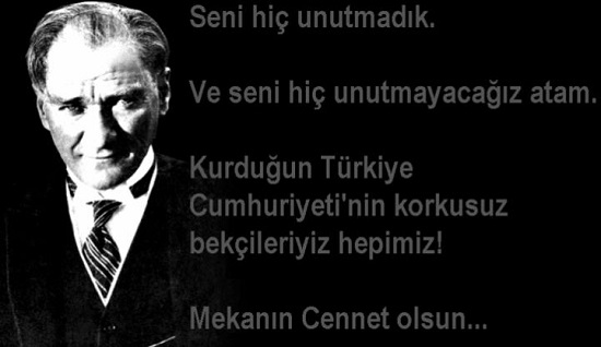 Atatürk İle İlgili Resimli Yazılar