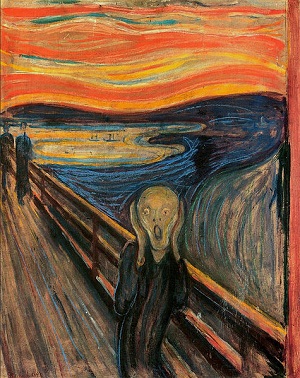 Edvard Munch'un Çığlık tablosu