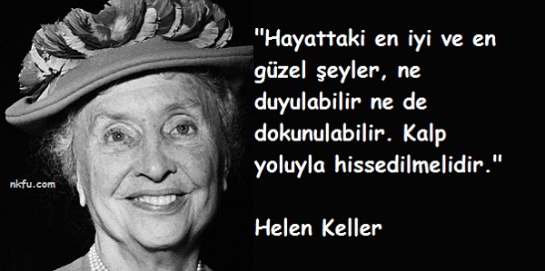 Helen Keller Resimli Sözleri