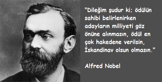 Alfred Nobel Sözleri
