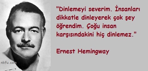 Ernest Hemingway Sözleri