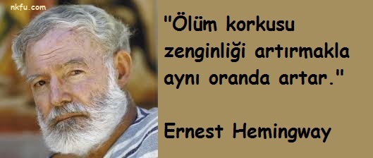 Ernest Hemingway Sözleri