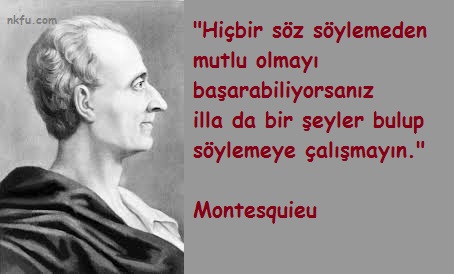 Montesquieu Sözleri