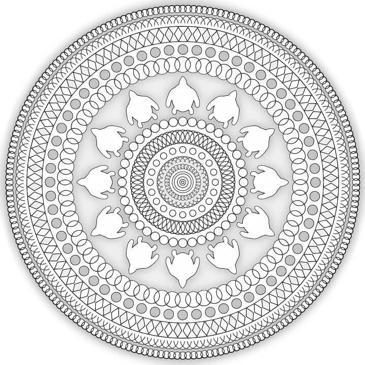 Mandala Boyama Sayfaları