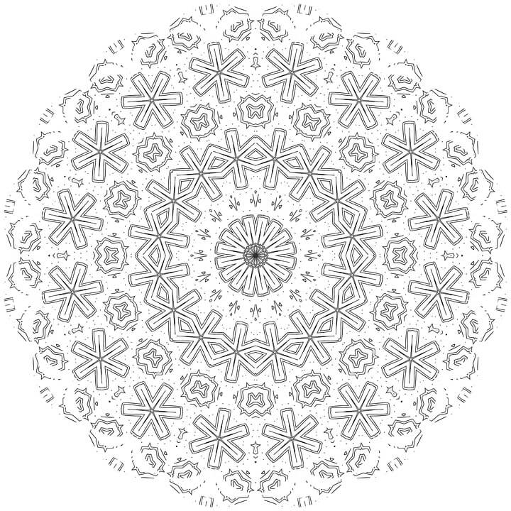 Mandala Boyama Sayfaları