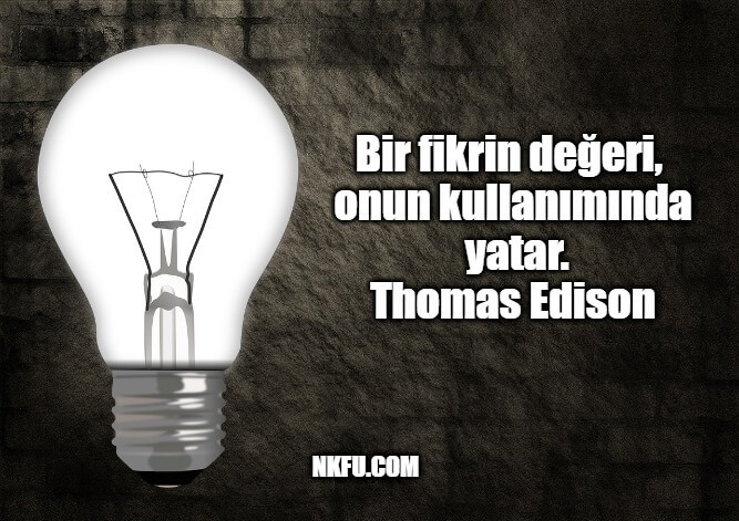 Thomas Edison Sözleri