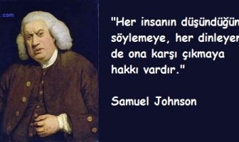 Samuel Johnson sözleri