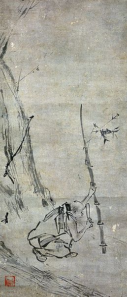 Liang Kai - Altıncı Patriğin Bambu Kesmesi