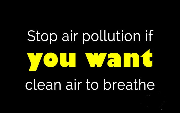 Hava Kirliliği İngilizce Slogan
