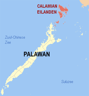 Palavan Adası Haritası
