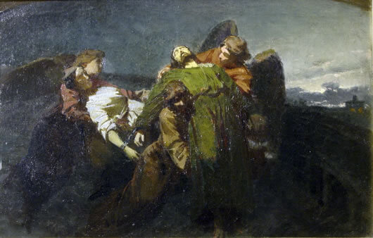 Melekler Şehitler Taşır, 1855 - Domenico Morelli