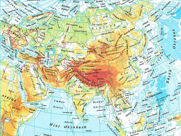 Asya Fiziki Haritası