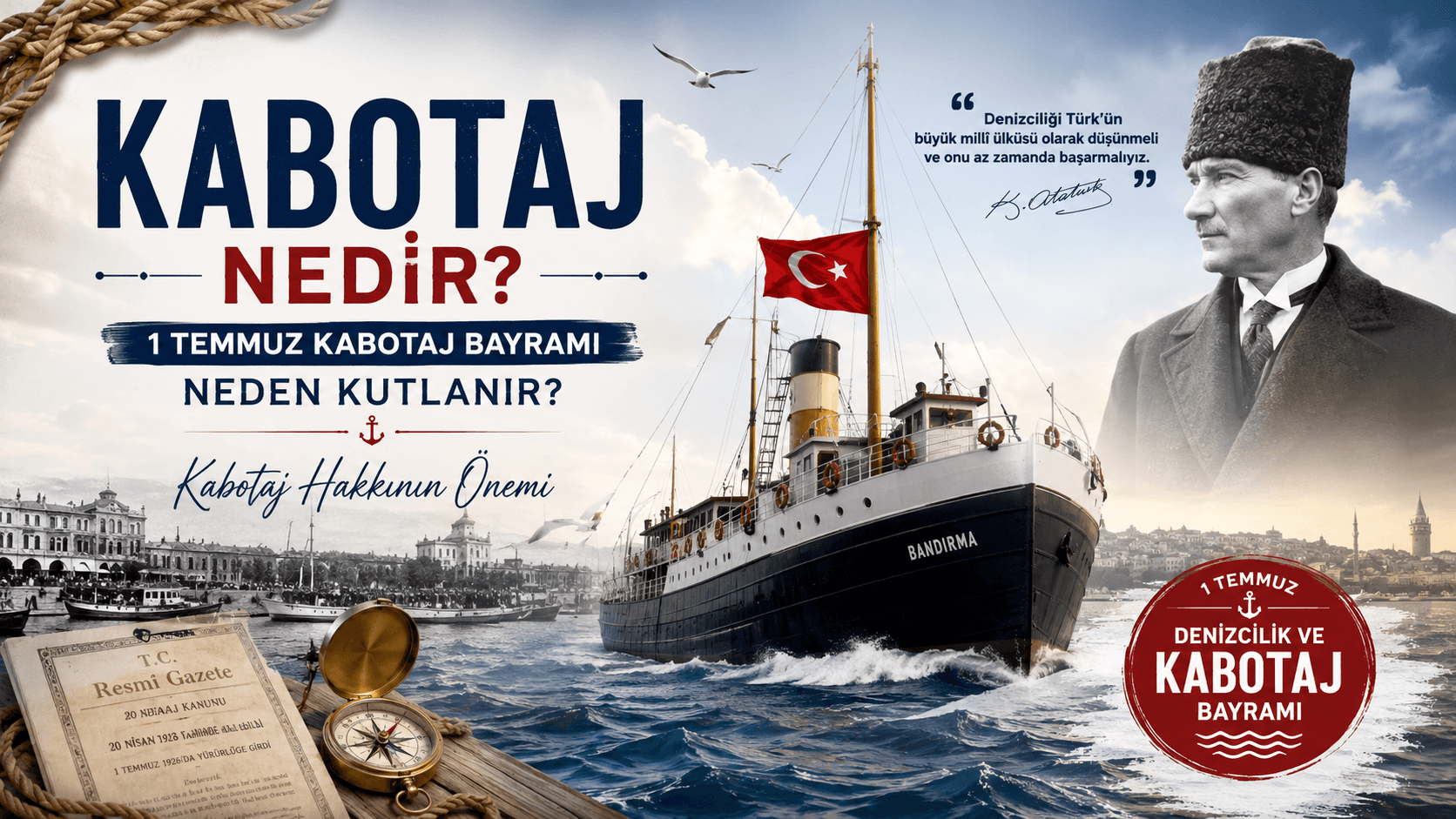 Kabotaj Nedir? Kabotaj Bayramı Neden Kutlanır?