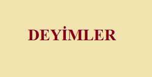 Deyimler