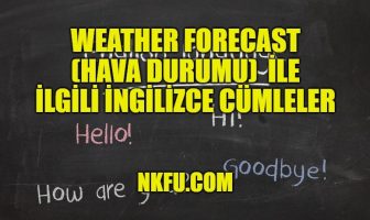 Weather Forecast (Hava Durumu)