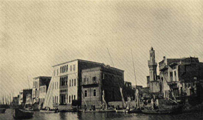 1911 yılında Dimyat'ta çekilmiş bir fotoğraf