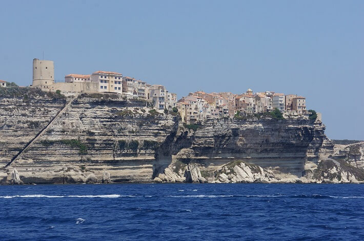 Korsika Adasından Bir Görünüm (Bonifacio)