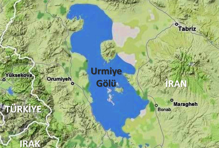 Urmiye Gölü Haritası
