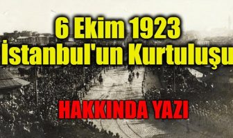 İstanbul'un Kurtuluşu (6 Ekim 1923)