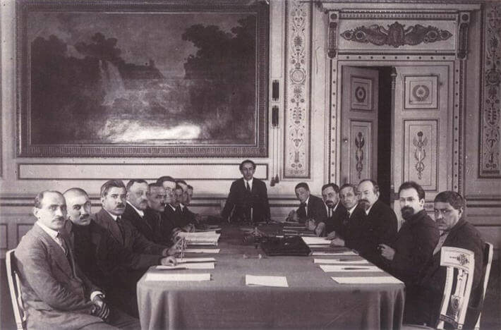 Moskova Antlaşmasını İmzalayan heyet